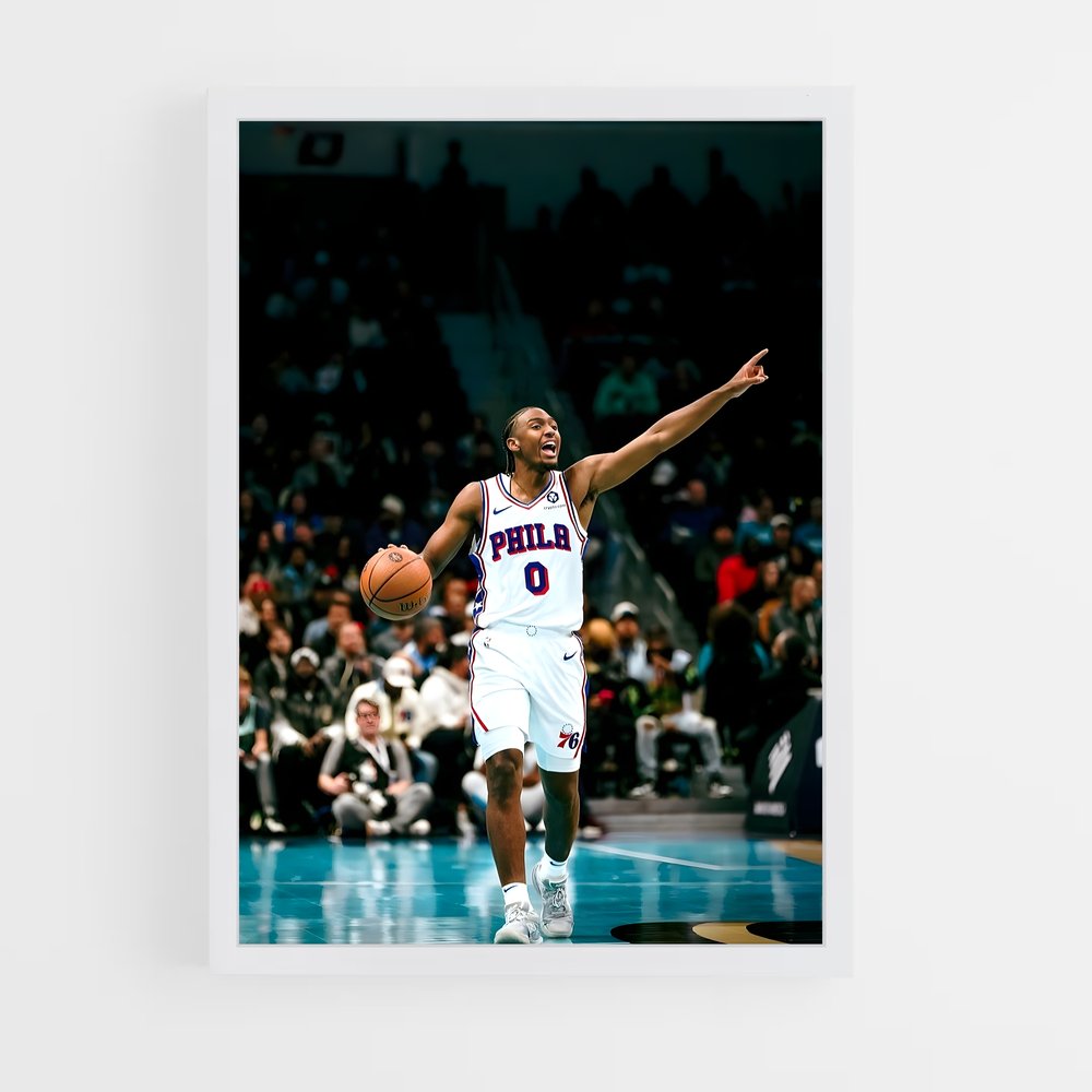 Poster L'Uniforme Éblouissant – affiche Basketball (vue 3)